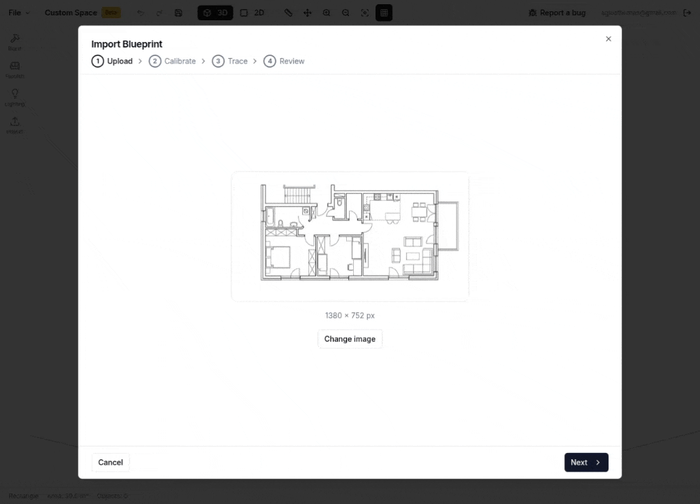 Custom Space — 3D Room Planner & Interior Design Tool